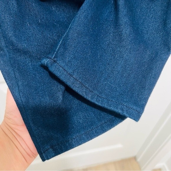 GAP Maternity Ankle Jeggings Dark Wash Sz 18/34R Stretchy Adjustable Side Panels - Picture 8 of 13